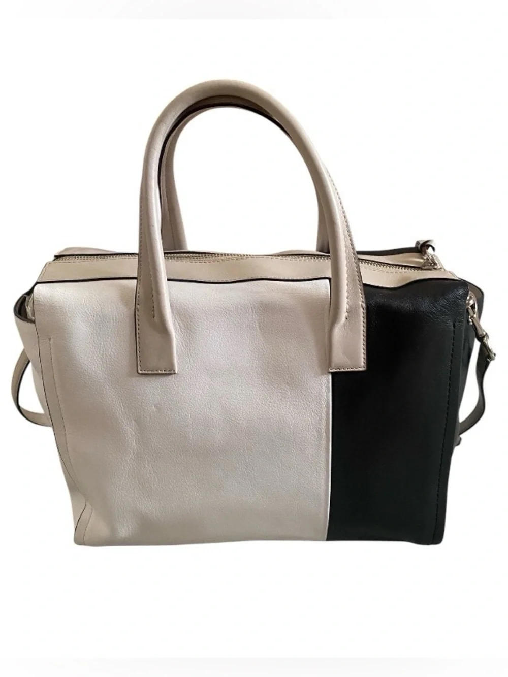 Coach Bleecker Riley colorblock leather carryall